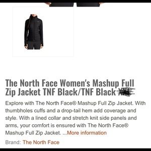 North face black MashUp Jacket